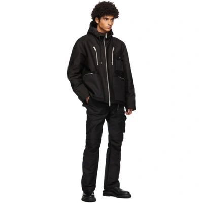 Shop Adyar Ssense Exclusive Black Shell Jacket