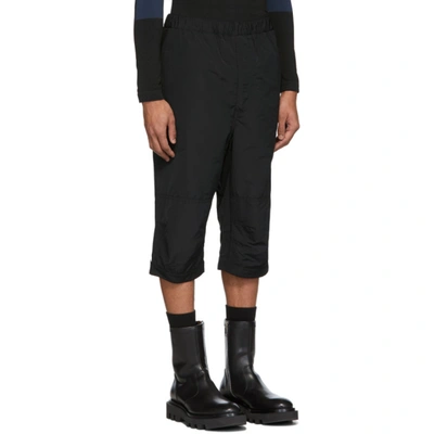 Shop Givenchy Black Ski Shorts In 001-black