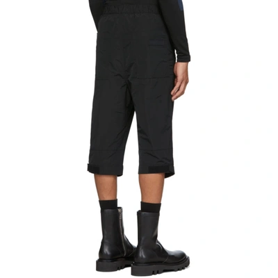 Shop Givenchy Black Ski Shorts In 001-black