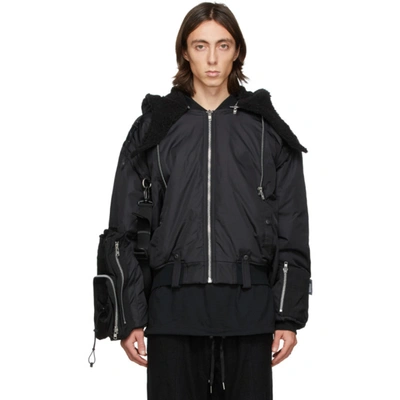 Blackmerle Ssense Exclusive Black Ma-1 Bomber Jacket | ModeSens 