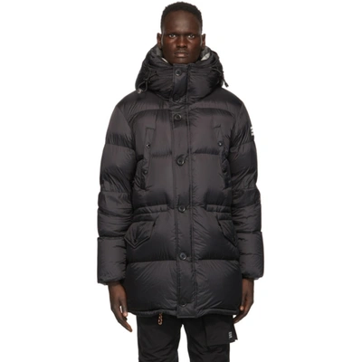 Shop Burberry Black Down Lockwood Jacket In Black A1189