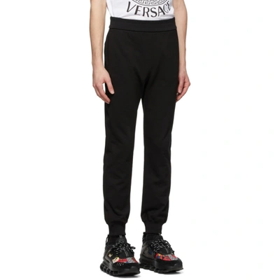 Shop Versace Ssense Exclusive Black Medusa Laurel Lounge Pants In A2024 Black