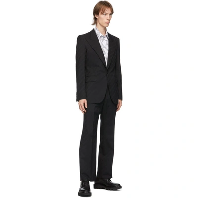 Shop Givenchy Black Classic Fit Blazer In 001-black