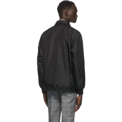 Shop Givenchy Black Chain Reversible Jacket In 001-black