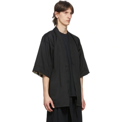 Shop Naked And Famous Black Haori Jacket