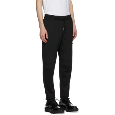 Shop Givenchy Black Wool Tech Lounge Pants In 001-black