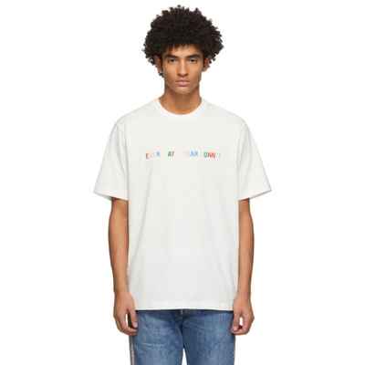 Shop Sunnei White Eiws T-shirt