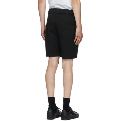 Apc Francois Drawstring-waist Cotton-jersey Shorts In Lzz Noir