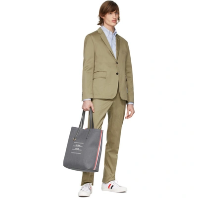 Shop Thom Browne Beige Unconstructed Chinos In 275 Camel