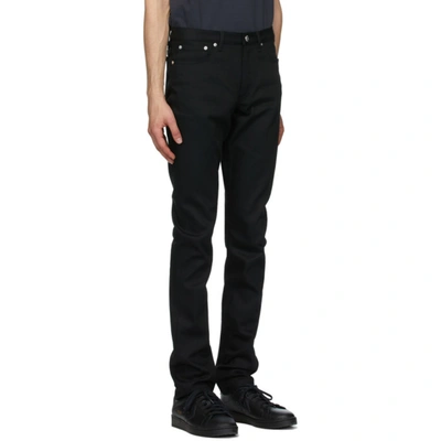 Shop Apc A.p.c. Black Petit Standard Jeans In Lzz Noir