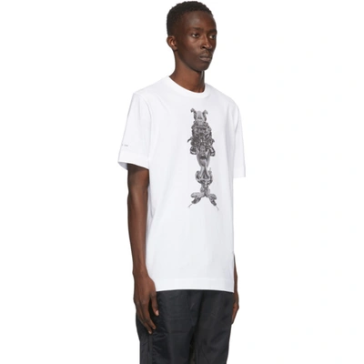 Shop Alyx White Manico T-shirt In Mty0001 Whg