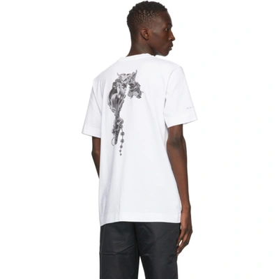 Shop Alyx White Manico T-shirt In Mty0001 Whg