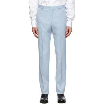Shop Givenchy Blue Skinny-fit Trousers In 453-baby Bl