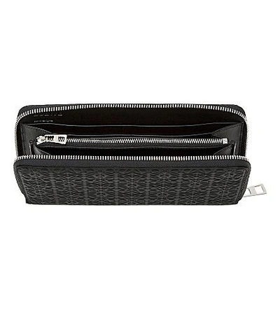 Shop Loewe Giant Zip-around Wallet In Black