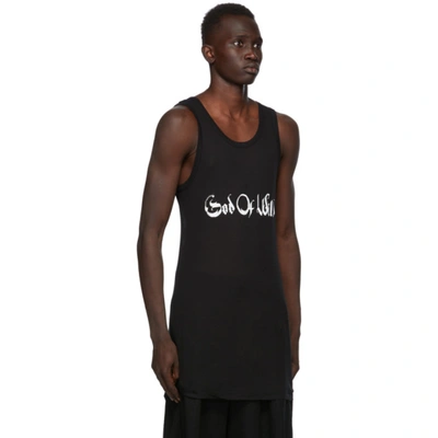 Shop Ann Demeulemeester Ssense Exclusive Black God Of Wild Chic Tank Top In 099 Black