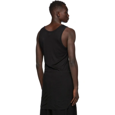 Shop Ann Demeulemeester Ssense Exclusive Black God Of Wild Chic Tank Top In 099 Black