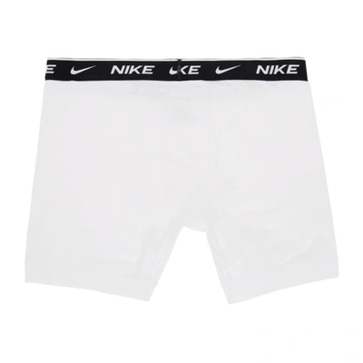 Shop Nike Three-pack Multicolor Cotton Everyday Boxer Briefs In 900 Whtgryb