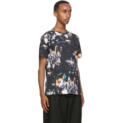 Shop Comme Des Garçons Shirt Black Futura Edition Print T-shirt In 1 Print A