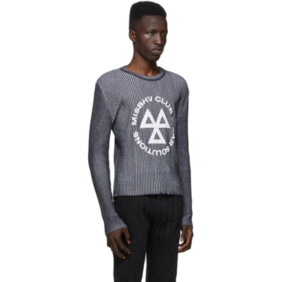 Shop Misbhv Grey Vintage Cws Sweater In Mlc