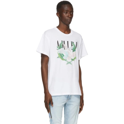 Shop Amiri White Lovebirds T-shirt