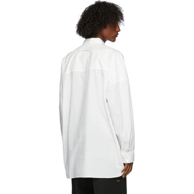 Shop Ambush White Hat Shirt In Off White