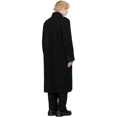 Shop Ader Error Black Ladon Coat