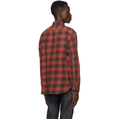 Rrl Farrell Checked Brushed-cotton Shirt In Red Multi | ModeSens Rrl Farrell Checked Brushed-cotton Shirt In Red Multi | ModeSens