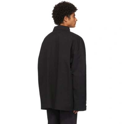 Shop Schnayderman’s Schnaydermans Ssense Exclusive Black Oversize Army Jacket