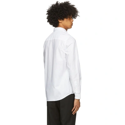 Shop Ami Alexandre Mattiussi White Button-down Ami De Coeur Shirt In White 100