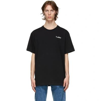 VETEMENTS 黑色 DEFINITION T 恤