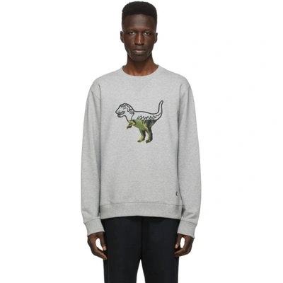 Shop Coach 1941 Grey Rexy Sweatshirt In Heathergry