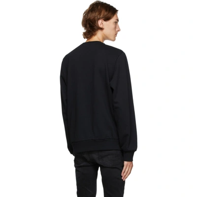 Shop Diesel Black S-girk Cuty Sweatshirt In 900 Black