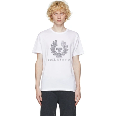 Shop Belstaff White Coteland T-shirt In 10000 White