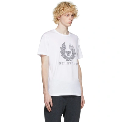 Shop Belstaff White Coteland T-shirt In 10000 White