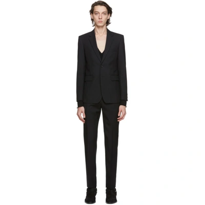 Shop Saint Laurent Black Classic Suit In 1000 Black