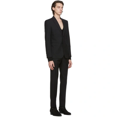 Shop Saint Laurent Black Classic Suit In 1000 Black