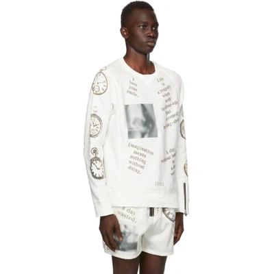 Shop Takahiromiyashita The Soloist White French Terry Sweatshirt