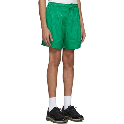 Shop Rochambeau Green Sport Shorts