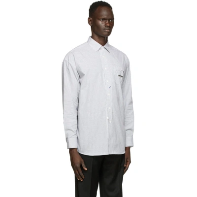 Shop Ader Error White Cinder Pocket Shirt