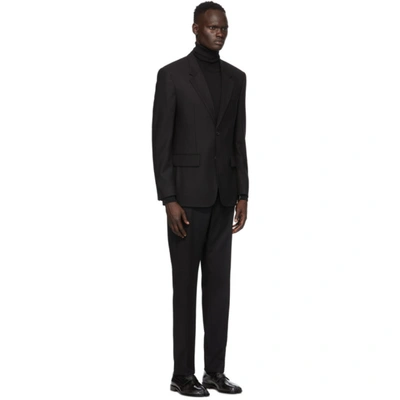 Shop Maison Margiela Black Wool Suit In 900 Black