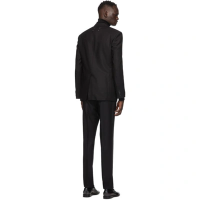 Shop Maison Margiela Black Wool Suit In 900 Black