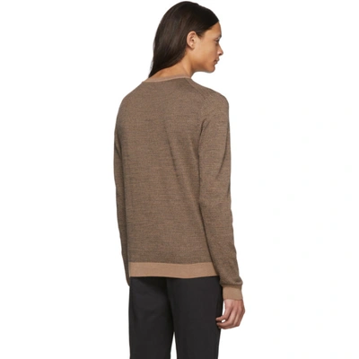 Shop Fendi Brown Wool 'forever ' Sweater In F1a6w Moka