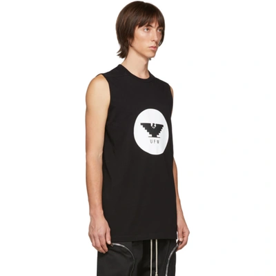 Shop Rick Owens Black Level Sleeveless T-shirt In 09 Black