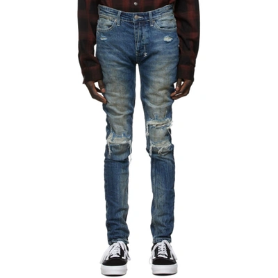 Ksubi Men's Van Winkle Distressed Jeans In Boneyard | ModeSens