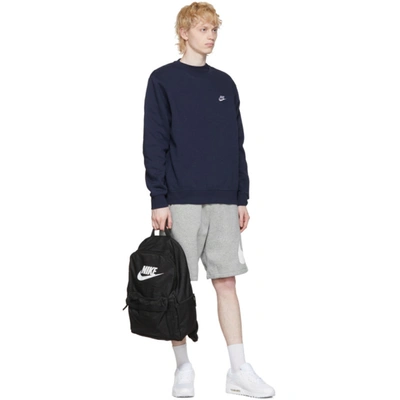 Shop Nike Grey Sportswear Club Shorts In 063 Dk Grey