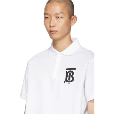 BURBERRY 白色 WINFORD POLO 衫