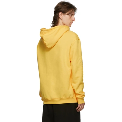 Shop 424 Yellow Logo Hoodie