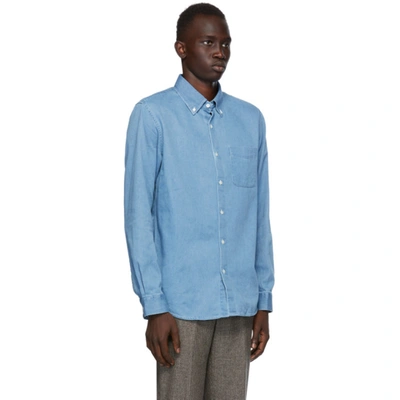 Shop Harmony Blue Denim Celestin Shirt In 017 Bleache