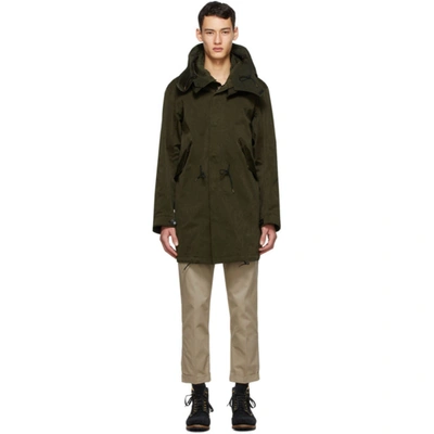 Shop Ten C Khaki The Parka Jacket In 677 Sand