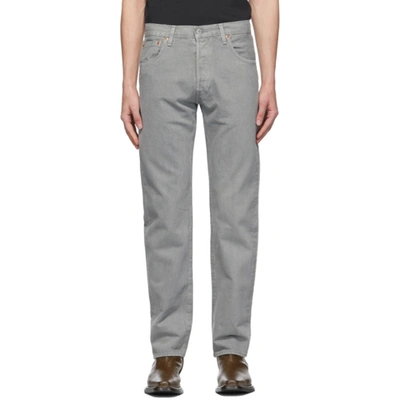 Levi's Levis Grey Garment-dyed 501 93 Straight Jeans In 0011 | ModeSens